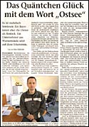 Ostsee Zeitung 01/2008